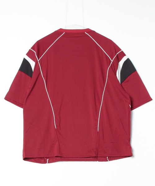MGV(エムジーヴィー)の「Street Uniform-Like Cut and Sew Top(Tシャツ/カットソー・メンズ・レッド/ブルー・X-LARGE/LARGE/MEDIUM)」の8枚目の写真