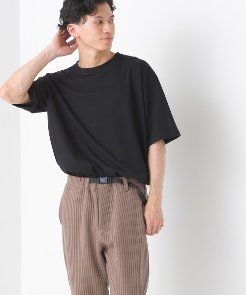 PEOPLESTYLE ウォッシュド半袖Ｔシャツオリジナルユニセックス PEOPLESTYLE ウォッシュド半袖Tシャツメッシュ切替ユニセックス