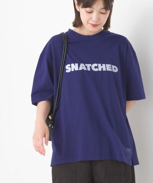 半袖Tシャツ ユニセックス プラネットプリント ルーズ 2色 プリント 半袖 Tシャツ カットソー ユニセックス M オレンジ