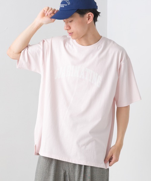OMNES(オムネス)の「ユニセックス バイオポリウォッシュプリント半袖Tシャツ(Tシャツ/カットソー・レディース・ブラック系その他/グレー/ピンク系その他/ブラック/グレー系その他/ホワイト/ホワイト系その他/ピンク/ブルー系その他/ネイビー・XX-LARGE/MEDIUM/LARGE/X-LARGE)」の22枚目の写真