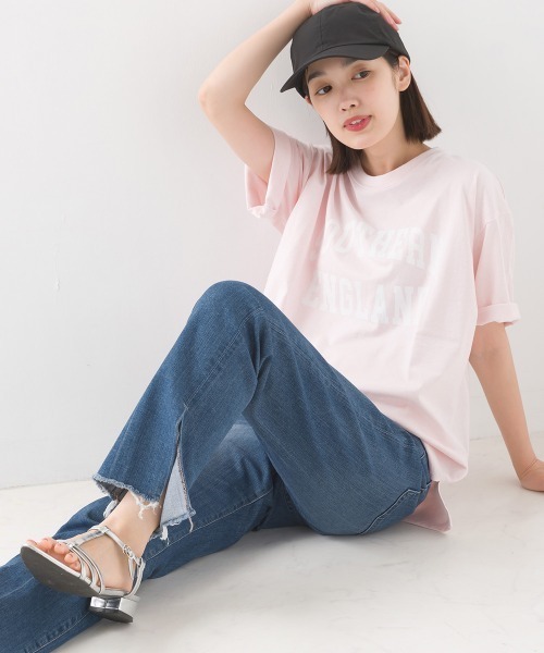 OMNES(オムネス)の「ユニセックス バイオポリウォッシュプリント半袖Tシャツ(Tシャツ/カットソー・レディース・ブラック系その他/グレー/ピンク系その他/ブラック/グレー系その他/ホワイト/ホワイト系その他/ピンク/ブルー系その他/ネイビー・XX-LARGE/MEDIUM/LARGE/X-LARGE)」の18枚目の写真