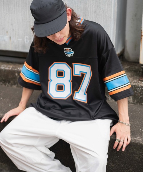 WEGO（ウィゴー）の「WEGO/ナンバリングホッケーTシャツ（Tシャツ/カットソー・メンズ・ブラック/グレー・MEDIUM/LARGE）」の20枚目の写真