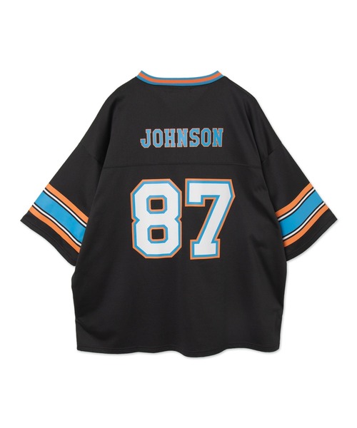 WEGO（ウィゴー）の「WEGO/ナンバリングホッケーTシャツ（Tシャツ/カットソー・メンズ・ブラック/グレー・MEDIUM/LARGE）」の8枚目の写真