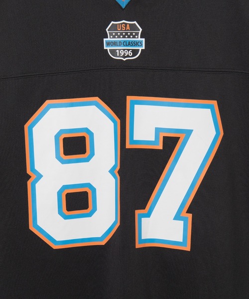 WEGO（ウィゴー）の「WEGO/ナンバリングホッケーTシャツ（Tシャツ/カットソー・メンズ・ブラック/グレー・MEDIUM/LARGE）」の5枚目の写真