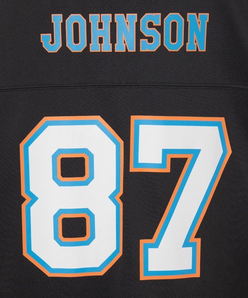 WEGO（ウィゴー）の「WEGO/ナンバリングホッケーTシャツ（Tシャツ/カットソー・メンズ・ブラック/グレー・MEDIUM/LARGE）」の4枚目の写真