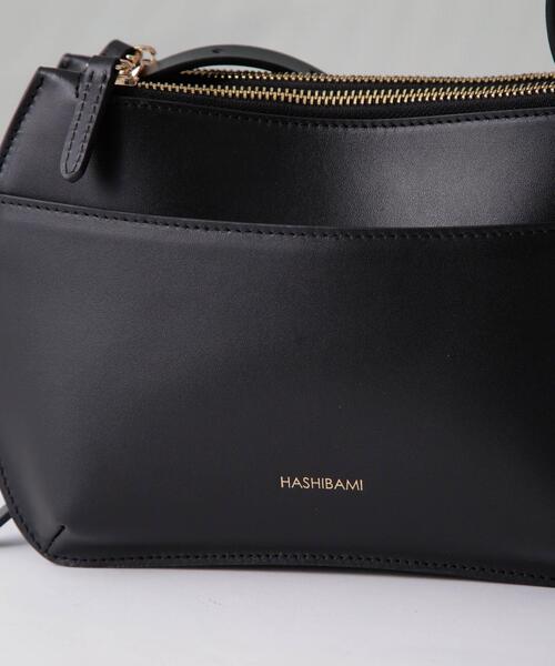 HASHIBAMI(ハシバミ)の「Hashibami/くびれポシェット(ショルダーバッグ・レディース・ブラック/チャコール・FREE)」の14枚目の写真