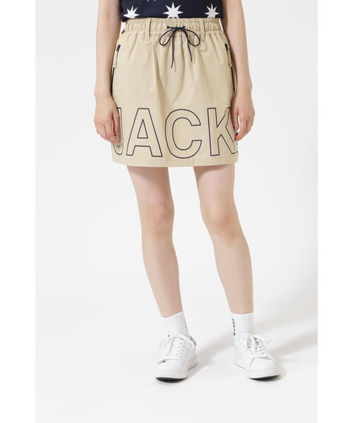 新品⭐️JACK BUNNY スカート⭐️ロゴ入り黄色 未使用品 レディース ジャックバニー Jack Bunny!! スカート 1(M