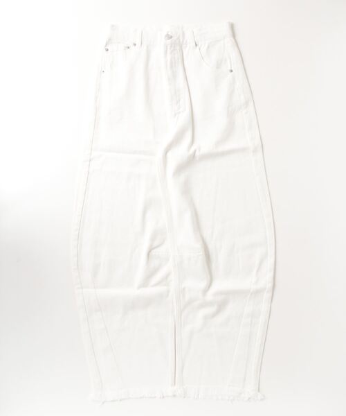 atONE(アットワン)の「加工デニムカーブパンツ(デニムパンツ・レディース・ブルー/オフホワイト/ブルー系その他2・M)」の12枚目の写真