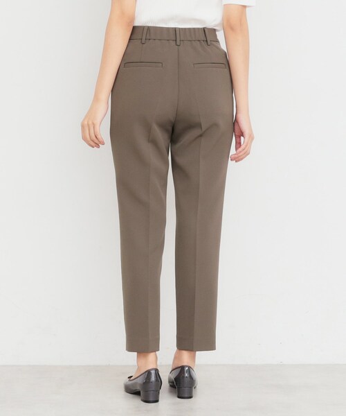 index(インデックス)の「◆ストレッチテーパードパンツ/セットアップ対応 【洗濯機洗い可/防シワ/イージーアイロン】(その他パンツ・レディース・ナチュラル/ブラウン系その他/ブラック・36/34/42/40/38)」の15枚目の写真