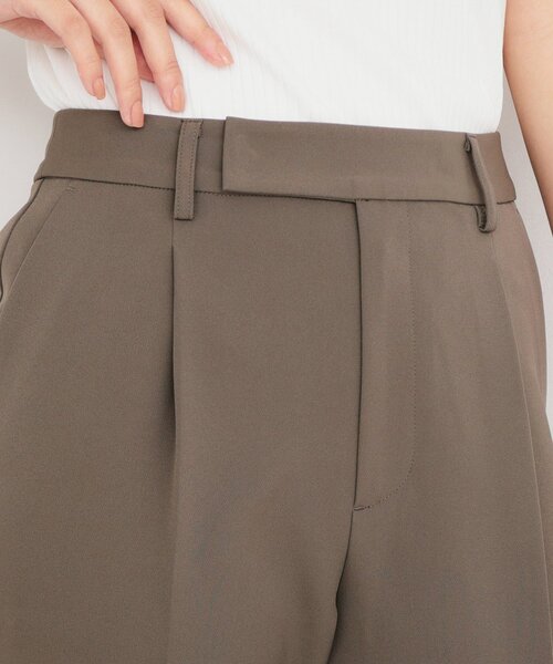 index(インデックス)の「◆ストレッチテーパードパンツ/セットアップ対応 【洗濯機洗い可/防シワ/イージーアイロン】(その他パンツ・レディース・ナチュラル/ブラウン系その他/ブラック・36/34/42/40/38)」の16枚目の写真