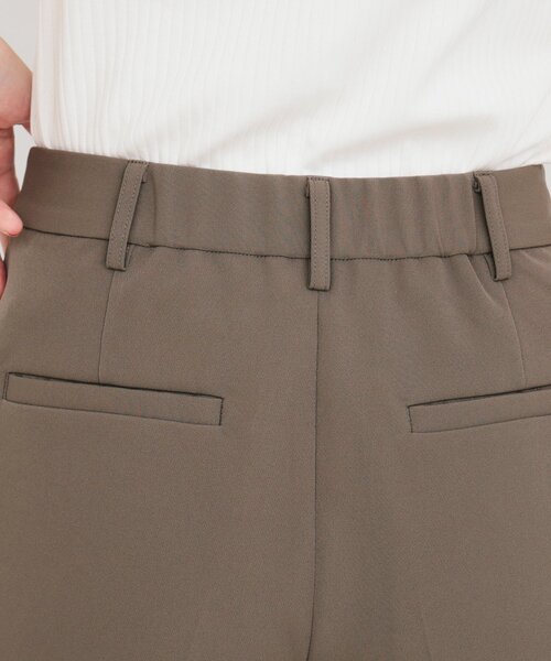 index(インデックス)の「◆ストレッチテーパードパンツ/セットアップ対応 【洗濯機洗い可/防シワ/イージーアイロン】(その他パンツ・レディース・ナチュラル/ブラウン系その他/ブラック・36/34/42/40/38)」の18枚目の写真