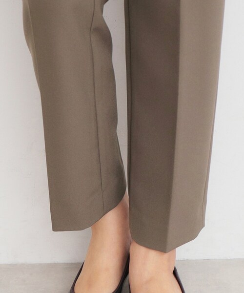 index(インデックス)の「◆ストレッチテーパードパンツ/セットアップ対応 【洗濯機洗い可/防シワ/イージーアイロン】(その他パンツ・レディース・ナチュラル/ブラウン系その他/ブラック・36/34/42/40/38)」の20枚目の写真