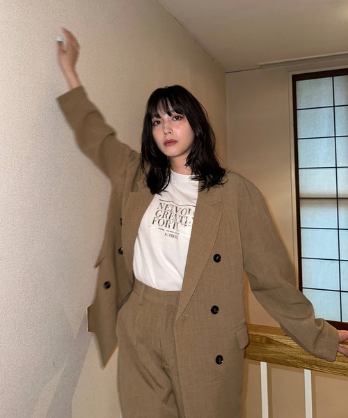 AS KNOW AS plus（アズノゥアズプラス）の「◇ダブルボタンテーラード