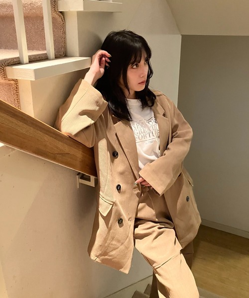 AS KNOW AS plus（アズノゥアズプラス）の「◇ダブルボタンテーラード