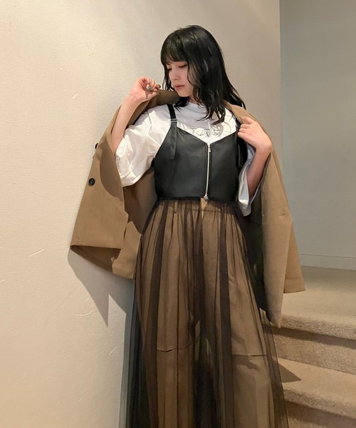 AS KNOW AS plus（アズノゥアズプラス）の「◇ダブルボタンテーラードジャケット　セットアップ可能（テーラードジャケット・レディース・ベージュ/ブラック/グレー・FREE）」の10枚目の写真