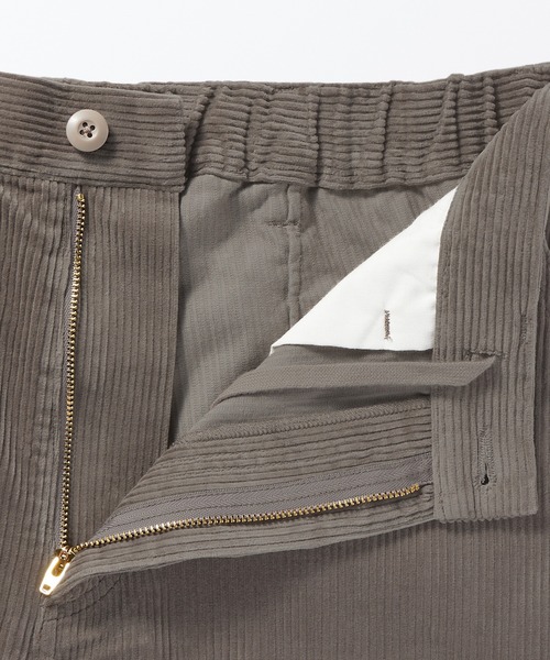 紳士 木の実から作ったカポック混コーデュロイワイドパンツ（その他
