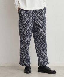 ◆【ヒルナンデス!で紹介】総柄ジャカードイージーパンツ