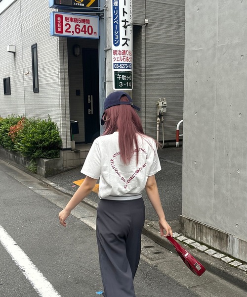 RiLi(リリ)の「ラインワイドパンツ【RL】(スラックス・レディース・ブラック/グレー・S/M)」の13枚目の写真