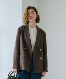 ◆【雑誌掲載】ツイーディダブルブレストジャケット