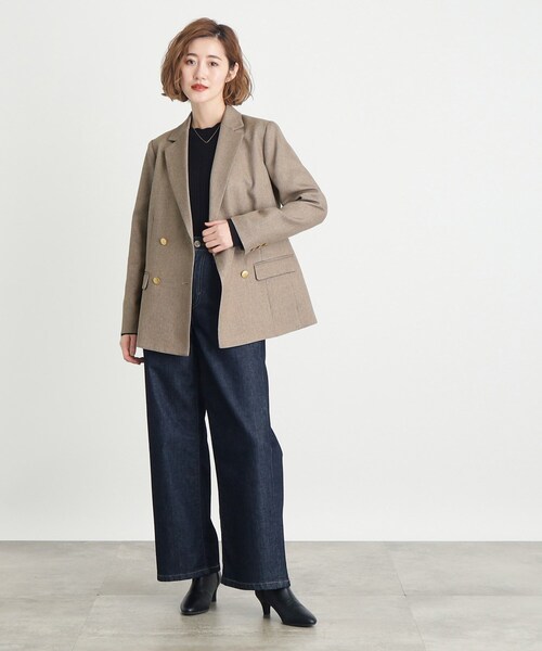 送料込/関税込■toteme■ダブルブレストコットンジャケット C/LI TWILL W-BREASTED JK / 綿麻ツイルダブルブレスト