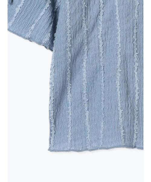 ehka sopo(エヘカソポ)の「袖リボンカットソー(Tシャツ/カットソー・レディース・ブルー/キナリ/ミント/ブラック・F)」の16枚目の写真