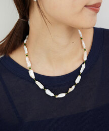 SHYLA | SHYLA パールネックレス PEARL AND EMERALD(ネックレス)