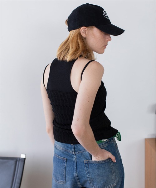 SUWDEE(スーディー)の「american sleeve tank(タンクトップ・レディース・ホワイト/ブラック/グリーン・FREE)」の20枚目の写真