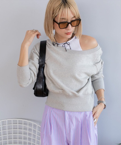 SUWDEE(スーディー)の「american sleeve tank(タンクトップ・レディース・ホワイト/ブラック/グリーン・FREE)」の15枚目の写真