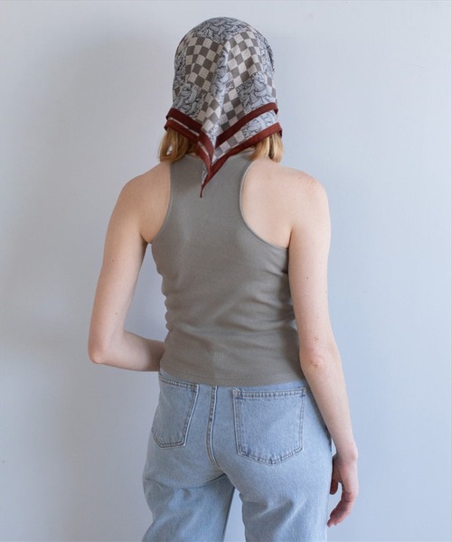 SUWDEE(スーディー)の「american sleeve tank(タンクトップ・レディース・ホワイト/ブラック/グリーン・FREE)」の8枚目の写真