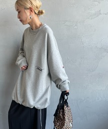 NANGA | [NANGA/ナンガ] 別注 ブランドロゴ刺繍 ドローコードスウェット(スウェット)