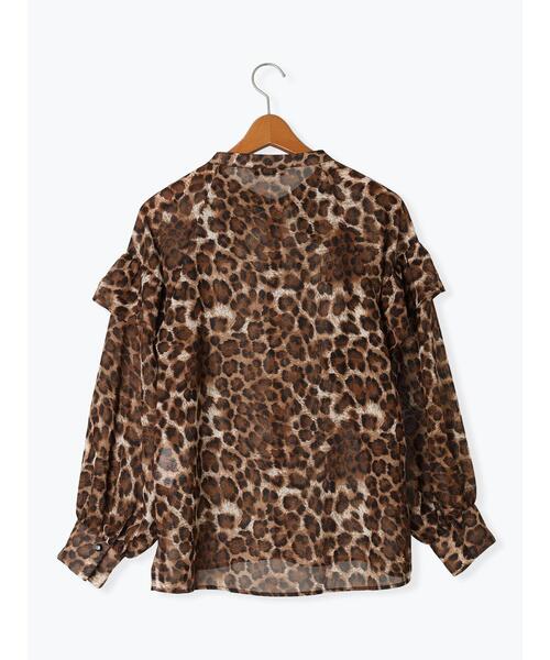 Lugnoncure(ルノンキュール)の「アソート柄フリルブラウス(シャツ/ブラウス・レディース・オフホワイト/ネイビー/ベージュ・F)」の17枚目の写真