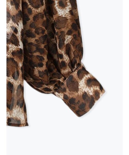 Lugnoncure(ルノンキュール)の「アソート柄フリルブラウス(シャツ/ブラウス・レディース・オフホワイト/ネイビー/ベージュ・F)」の19枚目の写真