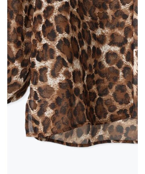 Lugnoncure(ルノンキュール)の「アソート柄フリルブラウス(シャツ/ブラウス・レディース・オフホワイト/ネイビー/ベージュ・F)」の20枚目の写真