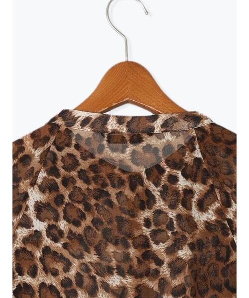 Lugnoncure(ルノンキュール)の「アソート柄フリルブラウス(シャツ/ブラウス・レディース・オフホワイト/ネイビー/ベージュ・F)」の21枚目の写真