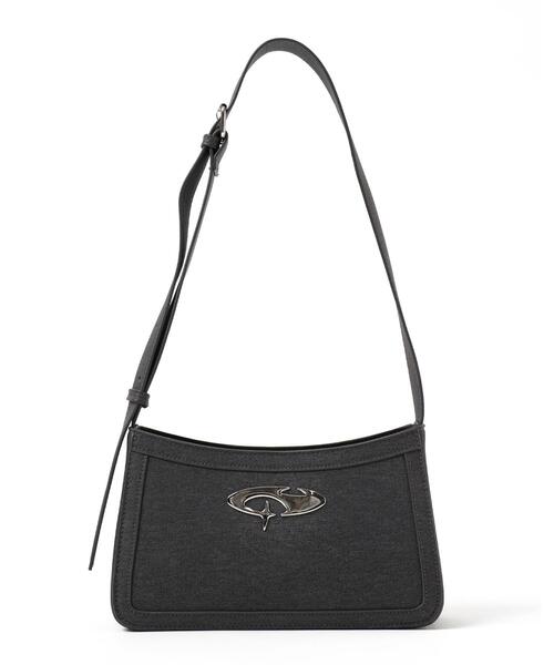 WEGO（ウィゴー）の「WEGO/BIGメタルパーツショルダー（ショルダーバッグ・レディース・レッド/ブラック/グレー・FREE）」の5枚目の写真