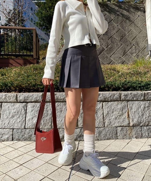 WEGO（ウィゴー）の「WEGO/BIGメタルパーツショルダー（ショルダーバッグ・レディース・レッド/ブラック/グレー・FREE）」の14枚目の写真