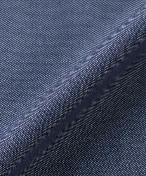 TOKYO SHIRTS(トウキョウシャツ)の「形態安定ノーアイロン カラーテープ ホリゾンタルワイドカラー 長袖カジュアルシャツ(シャツ/ブラウス・メンズ・ネイビー・L/LL/M)」の5枚目の写真