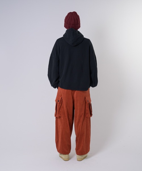 EFFECTEN(エフェクテン)の「【EFFECTEN】Stone Wash Sweat Hoodie(スウェット・メンズ・アッシュグレー/ブラック・FREE)」の5枚目の写真