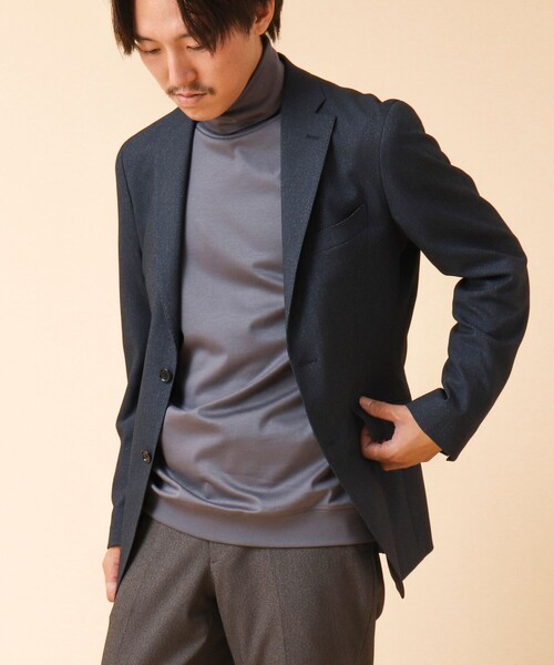 NOLLEY’S(ノーリーズ)の「《セットアップ/ビジカジ対応》TRABEST トラベスト イージーケア ジャケット 24AW(テーラードジャケット・メンズ・ネイビー/ブラウン/グレー系その他・S/XL/L/M)」の1枚目の写真
