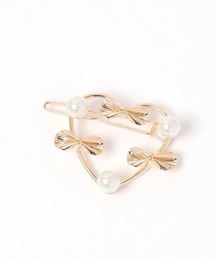 tiny tiny（ティニーティニー）の「ハートモチーフダボピン[tiny tiny(ティニーティニー)]（ブローチ/コサージュ）」