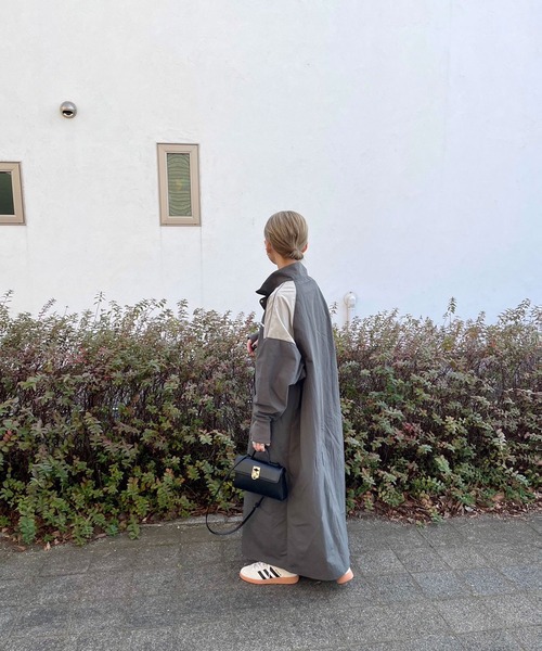 INTERPLAY（インタープレイ）の「【INTERPLAY x AYA】Anorak One-piece (UINISEX)（ワンピース・レディース・ブルー/チャコール・FREE）」の12枚目の写真