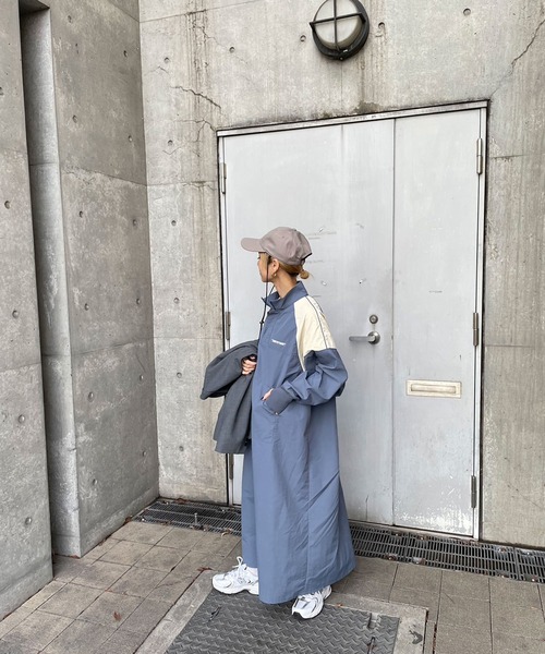 INTERPLAY（インタープレイ）の「【INTERPLAY x AYA】Anorak One-piece (UINISEX)（ワンピース・レディース・ブルー/チャコール・FREE）」の19枚目の写真