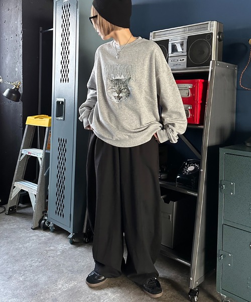 apres jour mignon(アプレジュールミニョン)の「アソートピグメントスウェット【ZOZOTOWN限定アイテム】(スウェット・レディース・ブラック系その他2/グレー系その他/ブラック系その他/ナチュラル/杢グレー/グリーン/ダークブラウン・X-LARGE/フリー)」の20枚目の写真