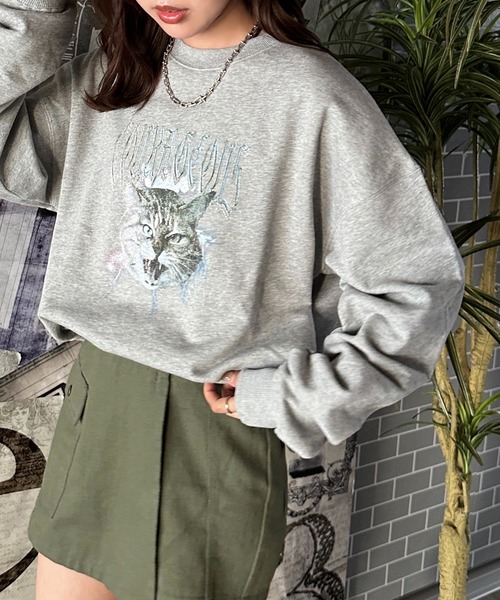 apres jour mignon(アプレジュールミニョン)の「アソートピグメントスウェット【ZOZOTOWN限定アイテム】(スウェット・レディース・ブラック系その他2/グレー系その他/ブラック系その他/ナチュラル/杢グレー/グリーン/ダークブラウン・X-LARGE/フリー)」の22枚目の写真