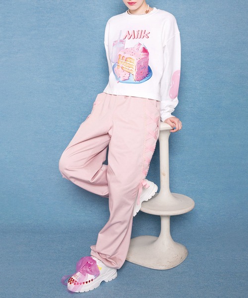 milklim ミルクリーム　ベアーリボン　スウェット　希少 milklimのフリマアイテム一覧