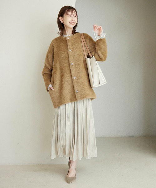 ROPE' PICNIC（ロペピクニック）の「ダブルフェイスフェザーニット