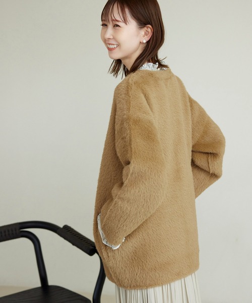 ROPE' PICNIC（ロペピクニック）の「ダブルフェイスフェザーニット