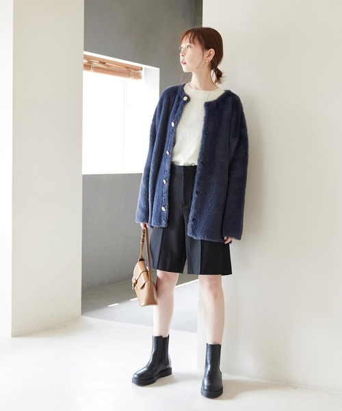 ROPE' PICNIC（ロペピクニック）の「ダブルフェイスフェザーニット