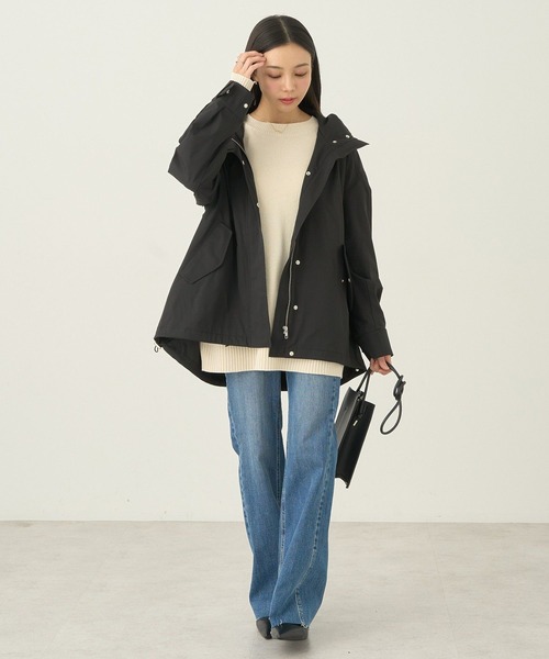 earth music&ecology（アースミュージックアンドエコロジー）の「配色ステッチニットチュニック（チュニック・レディース・ブルー/杢グレー/その他8/ブラック・FREE）」の18枚目の写真