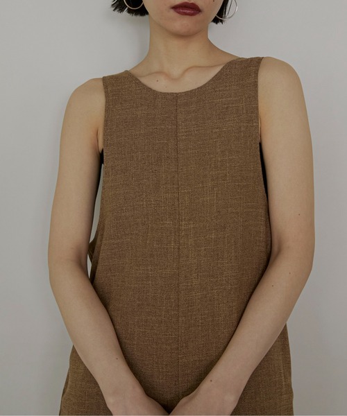 【セットアップ可】ライトツイードアメスリロングワンピース（ワンピース）｜feepur（フェピュール） pattayablatt.com